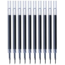 Zebra SARASA 0,5 mm schwarze Tinte, 10 Nachfüllungen (RJF5-BK), High Speed Dry Ink-Technologie mit Original-Haftnotizen