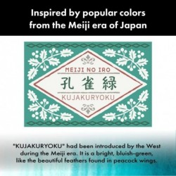 Kuretake Ink-café MEIJI NO IRO KUJAKURYOKU, Tintenflasche 20 g für Füllfederhalter