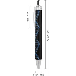 DNA Genetics Kugelschreiber, feine Spitze, 0,5 mm, Druckkugelschreiber, flexibler, runder Schaft, Arbeitsstift, 2 Stück