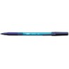 BIC SGSM11-BLUE Soft Feel Kugelschreiber, mittlere Spitze (1,0 mm), blau, 12 Stück