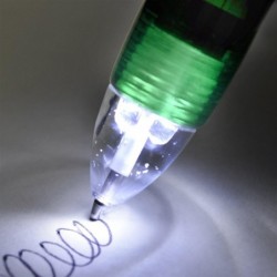 FlashingBlinkyLights Stift mit grüner Leuchtspitze und weißer LED