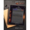 Pentonic Linc B-RT Kugelschreiber (0,7 mm, blaue und schwarze Tinte, 10er-Pack)