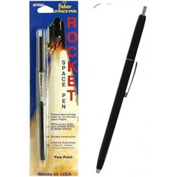 Fisher Space Pen #SPR84 / Schwarzer Raketenstift mit schwarzer Tinte