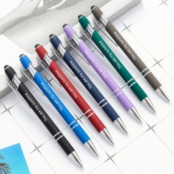 Kugelschreiber mit personalisiertem Text, bis zu 1000 Stück individuelle Stifte, schreiben Sie Ihren Namen, Text, Nachricht, 2-in-1-Stift für Business, Abschlussfeier, Jubiläum