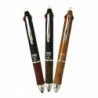 PILOT LKFB-2SEF-BN Kugelschreiber, radierbar, 3 Farben, Frixion Ball 3, Holz, 0,5, braun