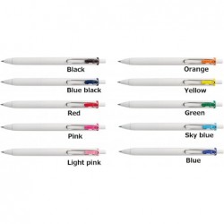 Uni-Ball One Gel-Tinte 0,5 mm Kugelschreiber 10 Farben Set UMNS05-10C Japan Import mit Original Stylus Kugelschreiber Touch Pen