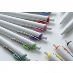 Uni-Ball One Gel-Tinte 0,5 mm Kugelschreiber 10 Farben Set UMNS05-10C Japan Import mit Original Stylus Kugelschreiber Touch Pen