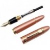 3 Stück Jinhao 159 Füllfederhalter, mittlere goldene Verzierung, großer schwerer Stift & Tintenkonverter für Nachfüllung, Business-Signatur-Geschenkkollektionsstift (Roségold, Gold, Silber)