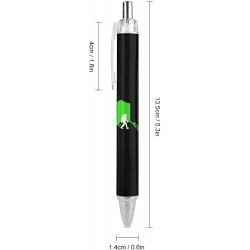 Alaska State Bigfoot Pens Kugelschreiber, schwarze Tinte, Arbeitsstift für Männer und Frauen, einziehbarer Büro-Kugelschreiber, 1 Stück, Stil 202403054