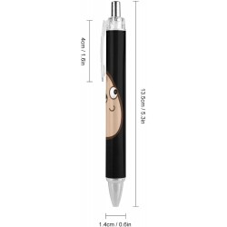 Potatos Pens Kugelschreiber, schwarze Tinte, Arbeitsstift für Männer und Frauen, einziehbarer Büro-Kugelschreiber, 1 Stück