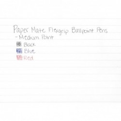 Paper Mate 70672 FlexGrip Elite Pink Ribbon Stift, Kugelschreiber, einziehbar, schwarze Tinte, mittel, Dutzend