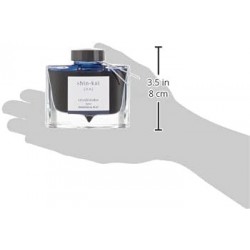 PILOT Iroshizuku Füllfederhaltertinte in Flaschenform, Shin-Kai, Deep Sea (Blauschwarz), 50-ml-Flasche (69225)