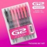 Pilot, G2 Premium Gel-Tintenroller, G2 Boost Pink Pack, The Colors of Optimism, 8er-Pack Beutel, Feine Spitze 0,7 mm, Sortiert