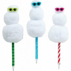 GEDDES Raymond Squishy Schneemann Display-Kugelschreiber (12 Stück)