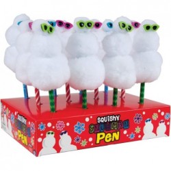 GEDDES Raymond Squishy Schneemann Display-Kugelschreiber (12 Stück)