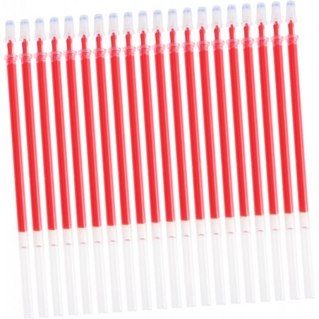 300 Pcs Refill Kugelschreiber Schwarz Tinte Kommen Stift Gel Stifte Schreiben Lieferungen Schreibwaren Kunststoff Rot