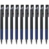 Pilot Juice Up 04 Gel-Tintenstift, einziehbar, ultrafeine Spitze 0,4 mm, blauschwarze Tinte, Vorteilsset mit 10 Stück