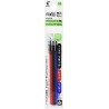 Pilot Frixion Ball 4 Click, einziehbarer 4-Farben-Geltinten-Multistift, löschbar, 0,5 mm, goldenes Gehäuse und jeweils 4 Farbminen (Schwarz, Blau, Rot, Grün), Vorteilsset und „Monoc“-Haftnotizenset (Japan-Import)