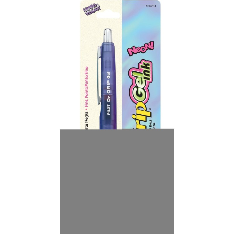 Pilot: Dr. Grip Gel Ink Retr Roller Ball Pen, PE Brl, schwarze Tinte, feine Spitze, 0,70 mm –:- Verkauft als 2 Packungen mit – 1 – / – insgesamt 2 Stück pro Stück