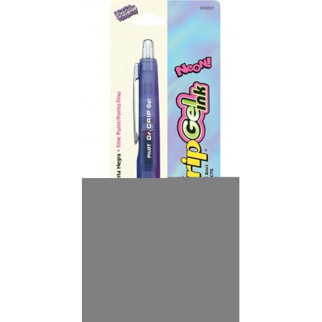 Pilot: Dr. Grip Gel Ink Retr Roller Ball Pen, PE Brl, schwarze Tinte, feine Spitze, 0,70 mm –:- Verkauft als 2 Packungen mit – 1 – / – insgesamt 2 Stück pro Stück