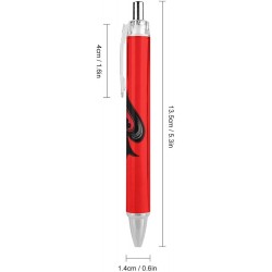 Aceess of Spades Kugelschreiber, schwarze Tinte, Kugelschreiber, einziehbarer Journaling-Stift, Arbeitsstift, Bürostifte für Männer und Frauen, 2 Stück