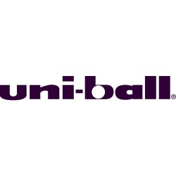 Uni-ball ONYX Tintenroller, feine Spitze (0,7 mm), schwarze Tinte, 3 Stück, Bündel mit wiederverwendbarer Plastikhülle