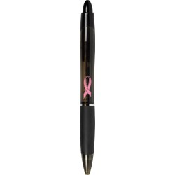 Zebra Pen Z-Grip MAX BOLD Druckkugelschreiber, 1,2 mm, Schwarz mit rosa Band, 24er-Pack (32577)