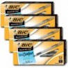 Bic Ultra Round Stic Grip Kugelschreiber, mittlere Spitze, 1,2 mm, schwarze Tinte (48 Stifte)