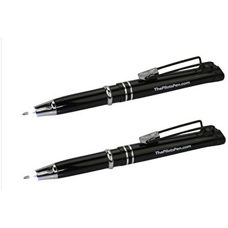 LED-Stift für Piloten, Night Writer NAVIGATOR - LED-betriebene Tintenstiftlampe - Set mit zwei (2) Stiften