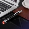 Glovion Leuchtstift mit Stylus 3-in-1 – LED-Stiftlampe, Leuchtstift, Kugelschreiber mit Licht zum Schreiben im Dunkeln – 3er-Pack – Rotes Licht – GL006