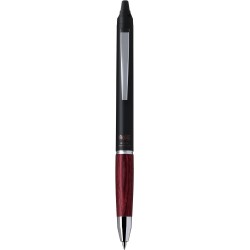 Pilot Japan Frixion Ball Knock Zone Gel-Tinten-Kugelschreiber, tiefrot, 0,5 mm, schwarze Tinte, LFBKZ-2SEF-DR, Japan-Import mit Original-Stylus-Kugelschreiber