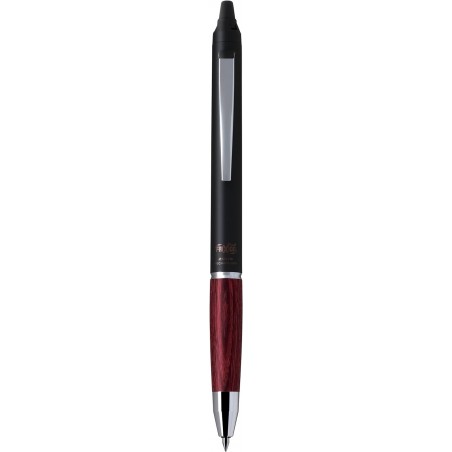 Pilot Japan Frixion Ball Knock Zone Gel-Tinten-Kugelschreiber, tiefrot, 0,5 mm, schwarze Tinte, LFBKZ-2SEF-DR, Japan-Import mit Original-Stylus-Kugelschreiber