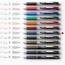 Pentel Kugelschreibermine XLRN5-CA EnerGel 0,5 mm, Blauschwarz, 10 Stück