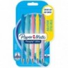 Paper Mate Flexgrip Ultra Pastel Kugelschreiber | Mittlere Spitze (1,0 mm) | Schwarze Tinte | Pastellfarbene Schafte | 5 Stück