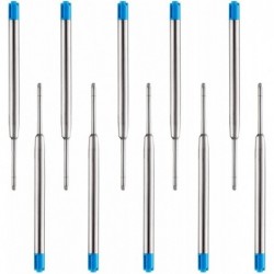 Obacle-Kugelschreiber und mittelgroße 1,0-mm-Kugelschreiberminen (2er-Pack schwarze Stifte und 4er-Pack schwarze Minen und 10er-Pack blaue Minen)