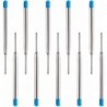 Obacle-Kugelschreiber und mittelgroße 1,0-mm-Kugelschreiberminen (2er-Pack schwarze Stifte und 4er-Pack schwarze Minen und 10er-Pack blaue Minen)