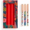 Galison Liberty Everyday Floral Pen Set – Enthält 3 Kugelschreiber mit schwarzer Tinte und eine Geschenkbox mit Scharnier, stilvolle Schreibstifte mit atemberaubenden Designs, ein großartiges Geschenk