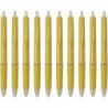 Pilot Acroball Druckkugelschreiber, 0,5 mm feine Spitze, schwarze Tinte auf Ölbasis, gelber Schaft mit Elastomer-Griff, BAB-15-YB, 10er-Pack