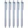 Tombow Permanent-Kugelschreiber, Monograph Light, 0,38 mm, schwarze Tinte, Smoky Blue Axis, 5er-Pack, BC-MGLU45-5P