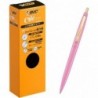 Bic Japan Bic CFCGBPK05BLKJ Kugelschreiber, Click Gold, 0,5, auf Ölbasis, Schwarz, glatt, Babyrosa Achse, 12 Stück