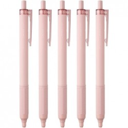 Tombow Permanent-Kugelschreiber, Monograph Light, 0,38 mm, schwarze Tinte, Smoky Pink Axis, 5er-Pack, BC-MGLU85-5P