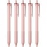 Tombow Permanent-Kugelschreiber, Monograph Light, 0,38 mm, schwarze Tinte, Smoky Pink Axis, 5er-Pack, BC-MGLU85-5P