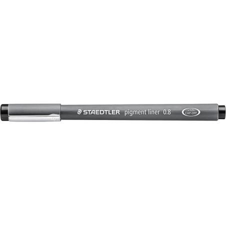 Staedtler Pigment Liner 308 schwarz 0,8 mm 10 Stück