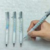 Geometrischer Knisterstift aus Metall, 2024 Neuer geometrischer Deformations-Kugelschreiber, geometrische Deformations-Gelstifte, geometrischer Diamant-Deformations-Gelstift für Schul-, Heim- und Bürobedarf (6 Stück)