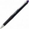 Pentel Glidewrite Signature Kugelschreiber, schwarzer Schaft, (1,0 mm) mittlere Linie, violette Tinte, 12 Stifte (BX930A-V)