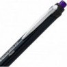 Pentel Glidewrite Signature Kugelschreiber, schwarzer Schaft, (1,0 mm) mittlere Linie, violette Tinte, 12 Stifte (BX930A-V)