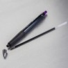 Pentel Glidewrite Signature Kugelschreiber, schwarzer Schaft, (1,0 mm) mittlere Linie, violette Tinte, 12 Stifte (BX930A-V)