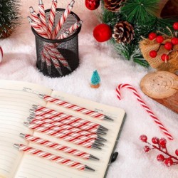 16 Stück Weihnachtsstrumpffüller, Zuckerstangen, Weihnachtsgeschenke, glitzernde Zuckerstangen-Stifte, Weihnachtsstifte, Mitarbeiter-Anerkennungsgeschenk, Büro-Dankesgeschenke, Weihnachtsparty-Geschenke