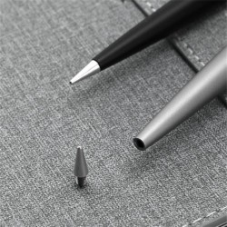 Everlasting Pen, magischer tintenloser Stift aus Metall, kreativer, dauerhafter, wiederverwendbarer Stift für die Ewigkeit als Geschenk für das Homeoffice oder die Schule (schwarz)