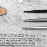 Everlasting Pen, magischer tintenloser Stift aus Metall, kreativer, dauerhafter, wiederverwendbarer Stift für die Ewigkeit als Geschenk für das Homeoffice oder die Schule (schwarz)